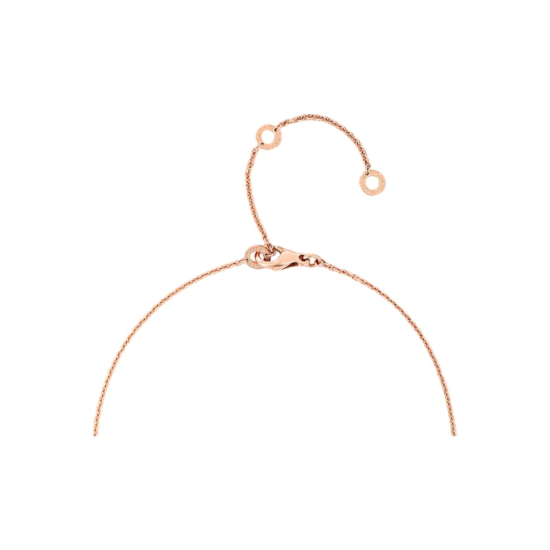BVLGARI B.Zero1 Series 18K Rose Gold Necklaces Unisex-5