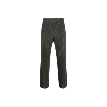 Homme Plissé Issey Miyake Pleated Cropped Trousers