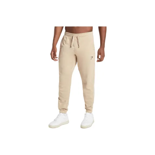 GYMSHARK ESSENTIAL OVERSIZED JOGGERS Knitted Sports Pants Men's Roasted Brown