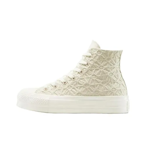 Chuck Taylor All Star Women's Converse Lift Platform High 'Textured Material   Light Dune' Women's