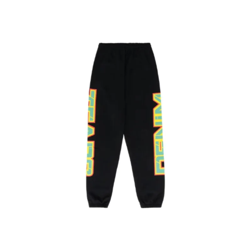 Denim Tears SS24 Knitted Sweatpants Unisex Black-0