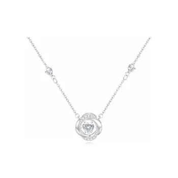 SINO GEM S999 Fine Silver Necklaces Women's