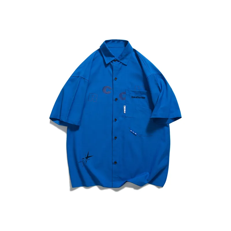 DUKE+DEXTER Shirts Unisex Blue-0