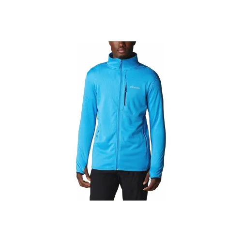 Columbia Park View Full Zip Sweat-shirt Best Offers Jacket Men's Compass Blue-Grey