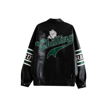 HARDY HARDY x JIAFEIMAOJIAZU Leather Jacket Unisex