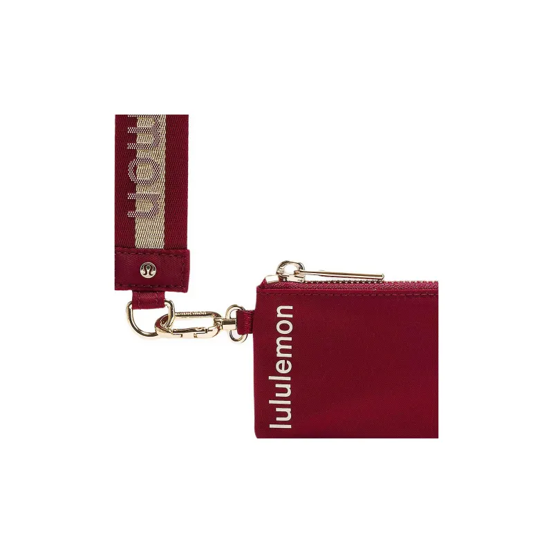 Lululemon Nylon Clutch Women's Red & Beige-3