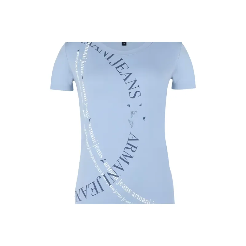 ARMANI JEANS T Shirts Women's Blue-3