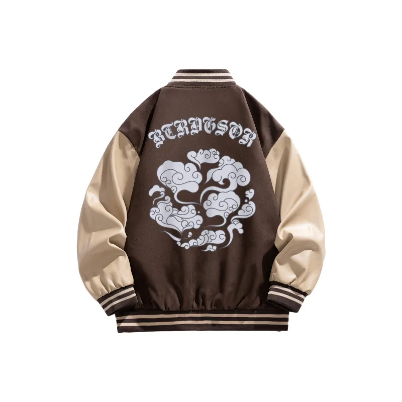 BTR Baseball Jacket Unisex Black-5