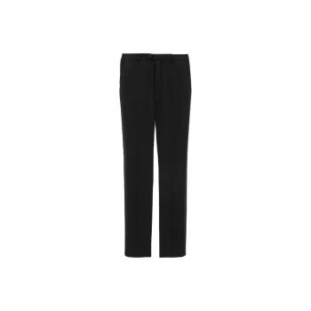 SAINT LAURENT High-Waisted Tuxedo Trousers