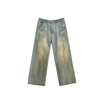 JHYQ Jeans Unisex Blue