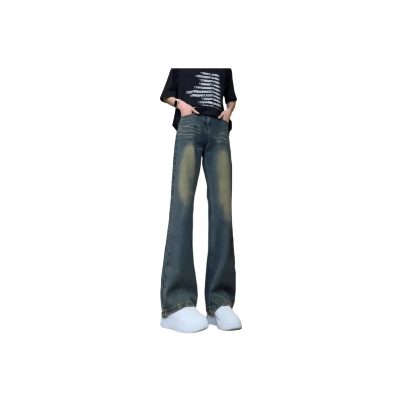 KVIV Jeans Men's Army Green Camouflage-19