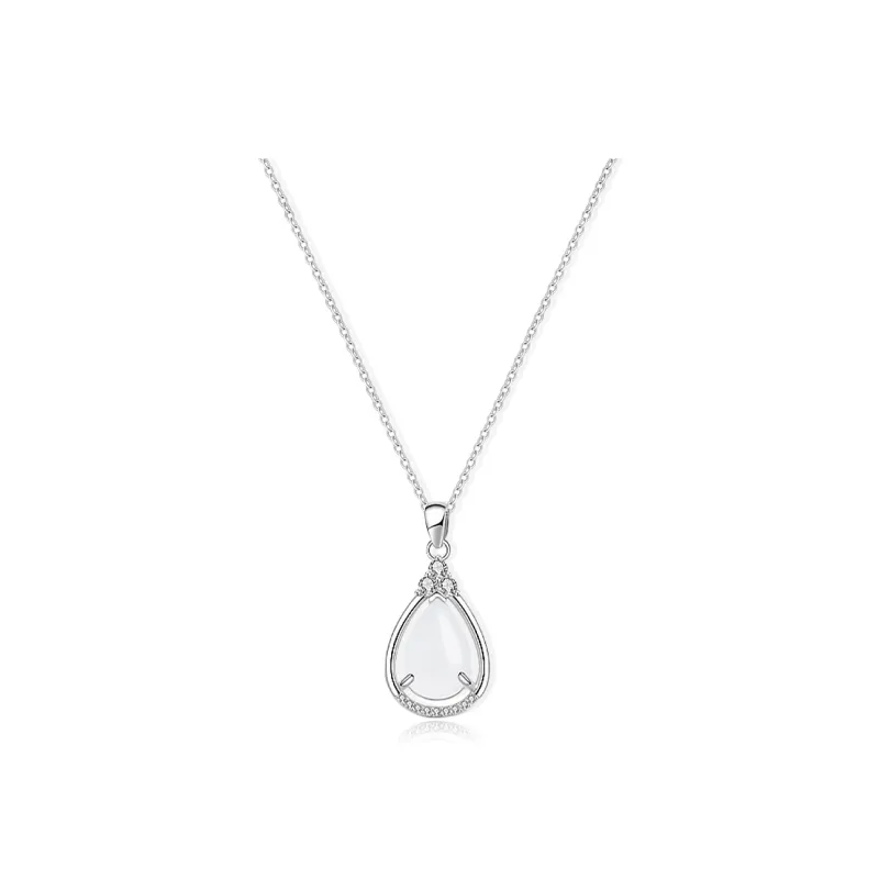MISS TOOYA Natural Chalcedony Necklaces Women's-0