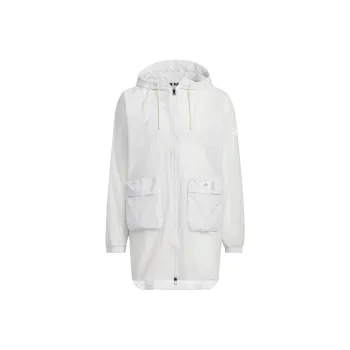 Adidas PARKA WOVEN JACKET Jackets & Coats Unisex Dot Gray/White