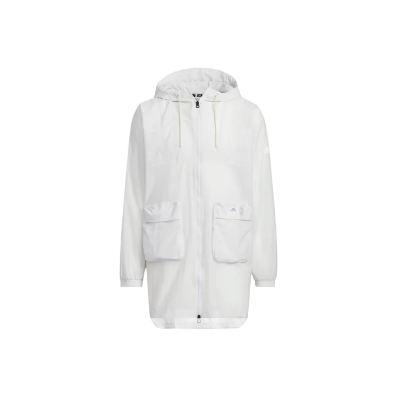 Adidas PARKA WOVEN JACKET Jackets & Coats Unisex Dot Gray/White-0