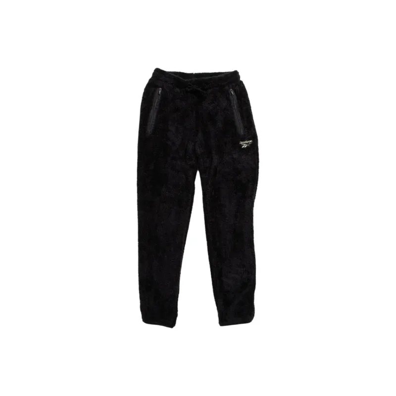 Reebok CL F VECTOR SHERPA Knitted Sports Pants Men's Black-0