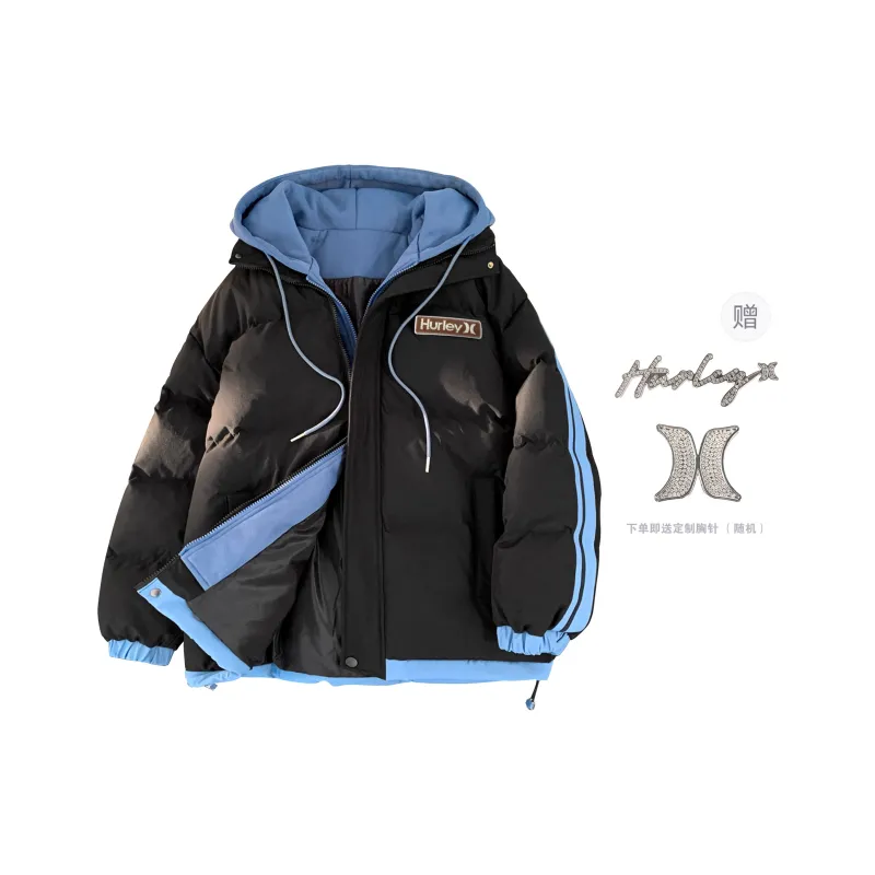 Hurley Puffer Jacket Unisex Moonlight Blue-9
