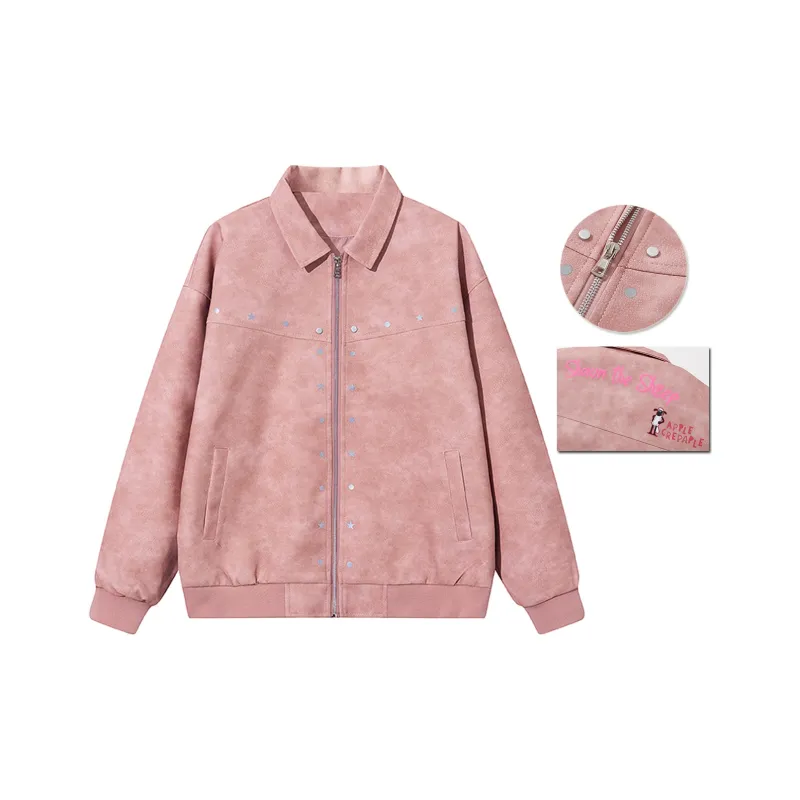 SHAUN THE SHEEP Leather Jacket Unisex-4