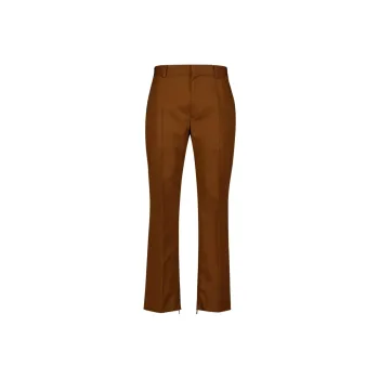 OFF WHITE Cotton Straight leg Trousers