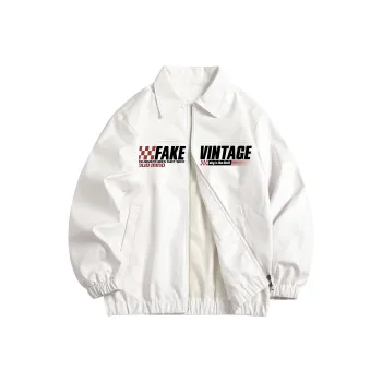FAKE VINTAGE Leather Jacket Unisex