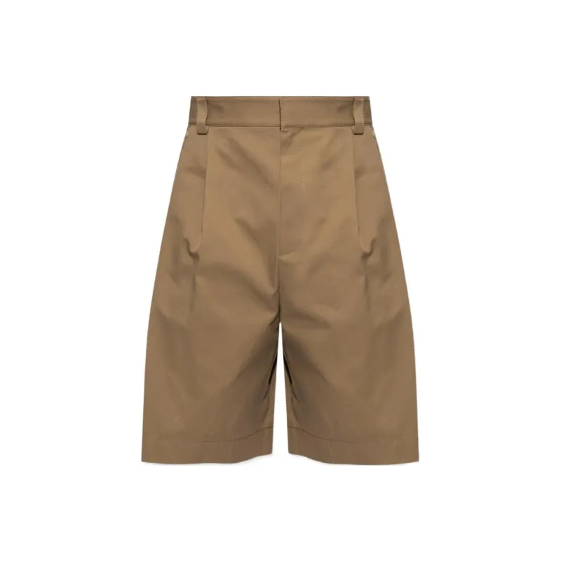 Bottega Veneta Gabardi Shorts Knitted Sweatpants Men's Brown-0