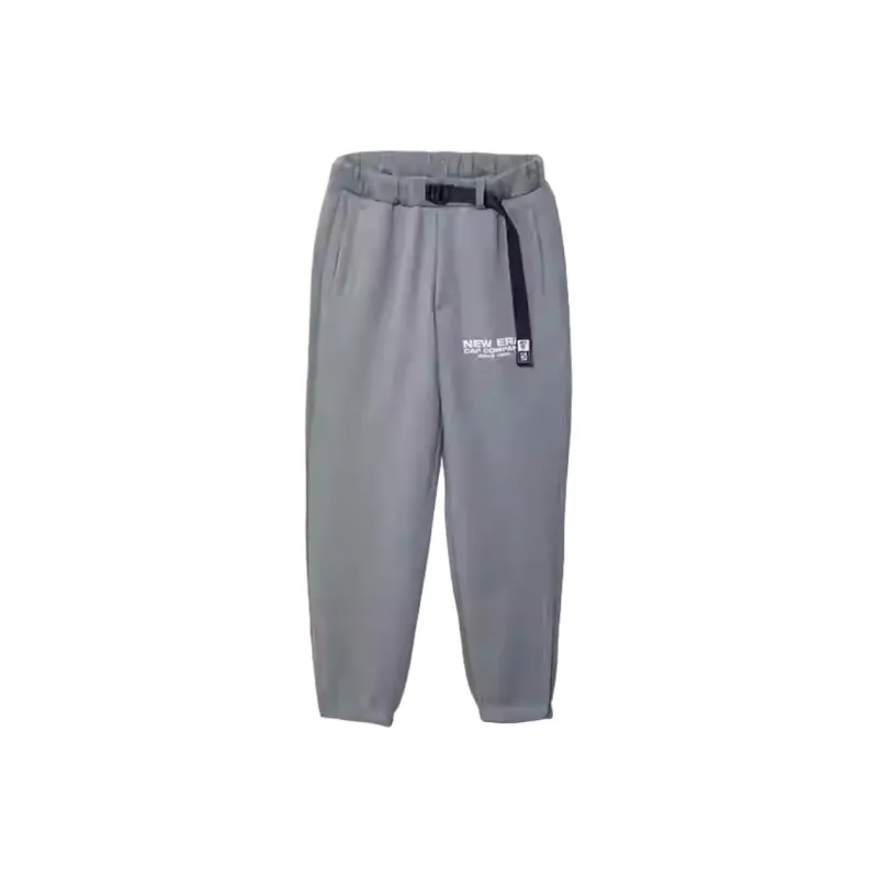 New Era Knitted Sports Pants Unisex Gray-0