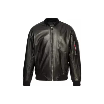 DSQUARED 2 Zip Up Leather Jacket