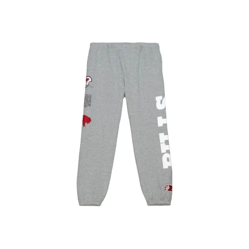 Mitchell Ness Casual Pants Men Gray