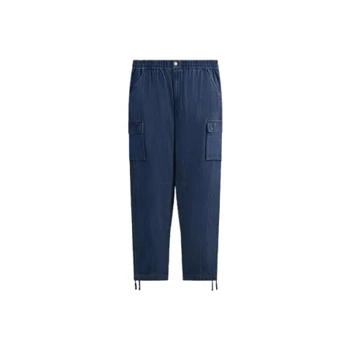 KITH FW24 Denim Chauncey Cargo Pants Men's .Imgur.com Dark Indigo Color