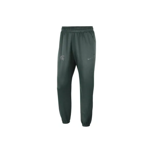 Nike College Dri-FIT Spotlight Michigan State Knitted Sports Pants Men's Professional Green