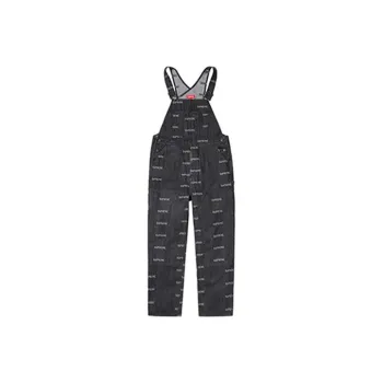 Supreme Logo Denim Overalls