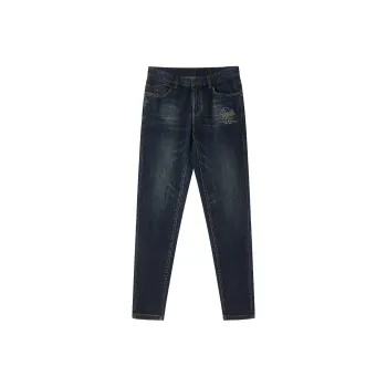 C'N'C Far Mountain Outdoor Series Washable Jeans Men's Denim Blue
