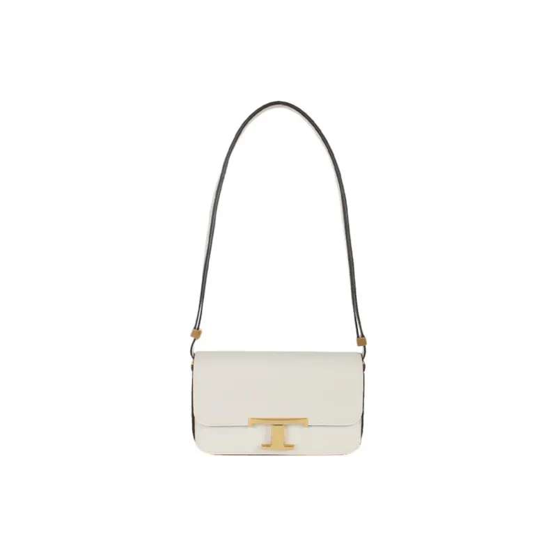 TOD'S T Timeless Decoration Shoulder Bag Women's White-0