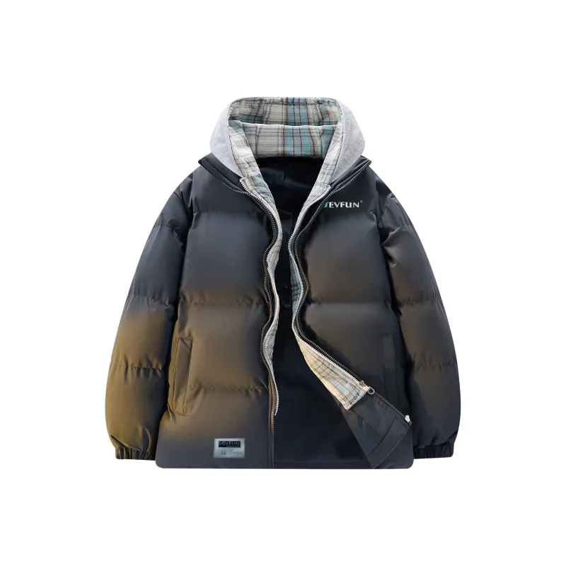 7 SEVFUN Puffer Jacket Unisex Navy Blue-14