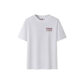 Timberland SS25 T Shirt Men's 100 White