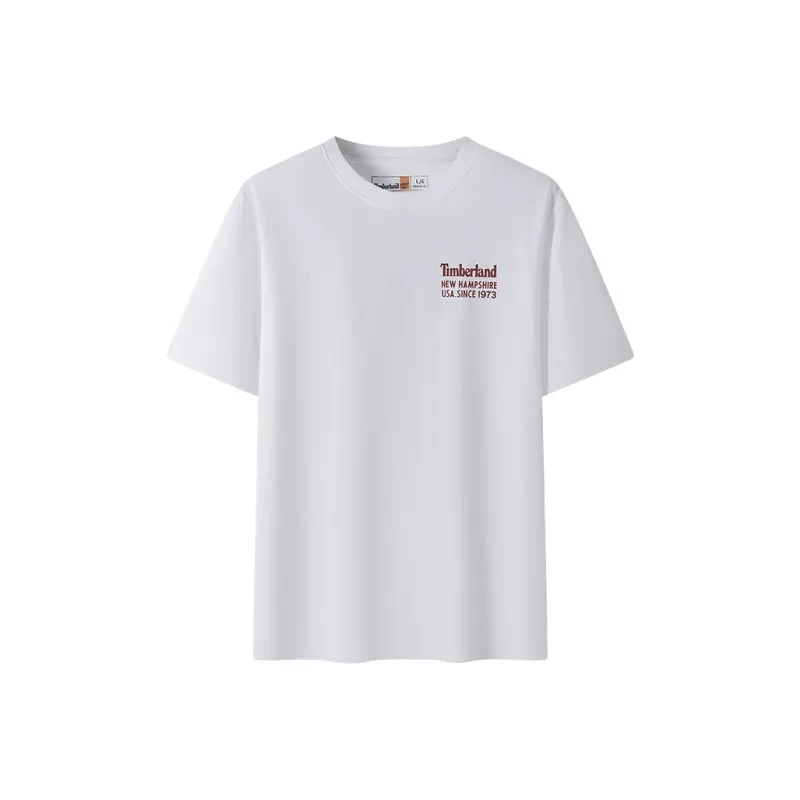 Timberland SS25 T Shirt Men's 100 White-0