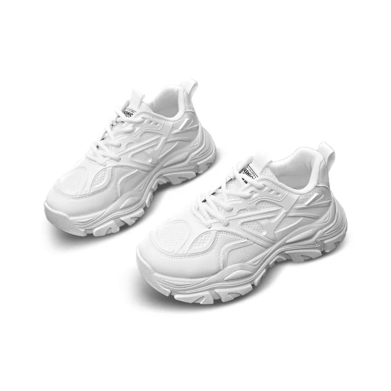 Gai Renpu Abrasion Resistant Breathable Height Increasing Low Top Chunky Sneakers Unisex-3
