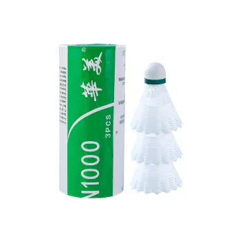 HUAMEIYUNDONGHUWAI Nylon Shuttlecock 3 Pack Nylon Shuttlecocks