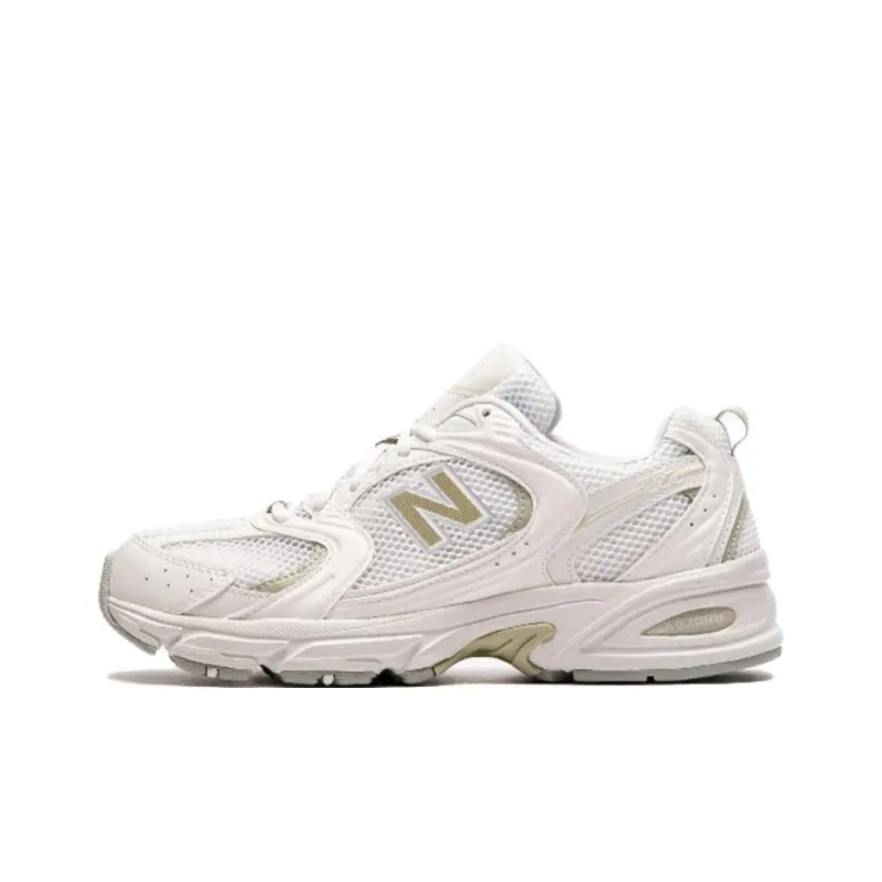 New Balance NB 530 Cushioning Slip Resistant Low Top Running Shoes Unisex White-0