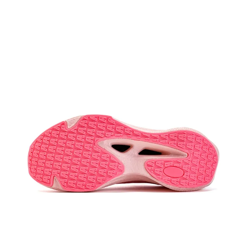 TAYAO Shock Absorbers Slip Resistant Breathable Low Top Carbon Plate Running Shoes Unisex Pink-5