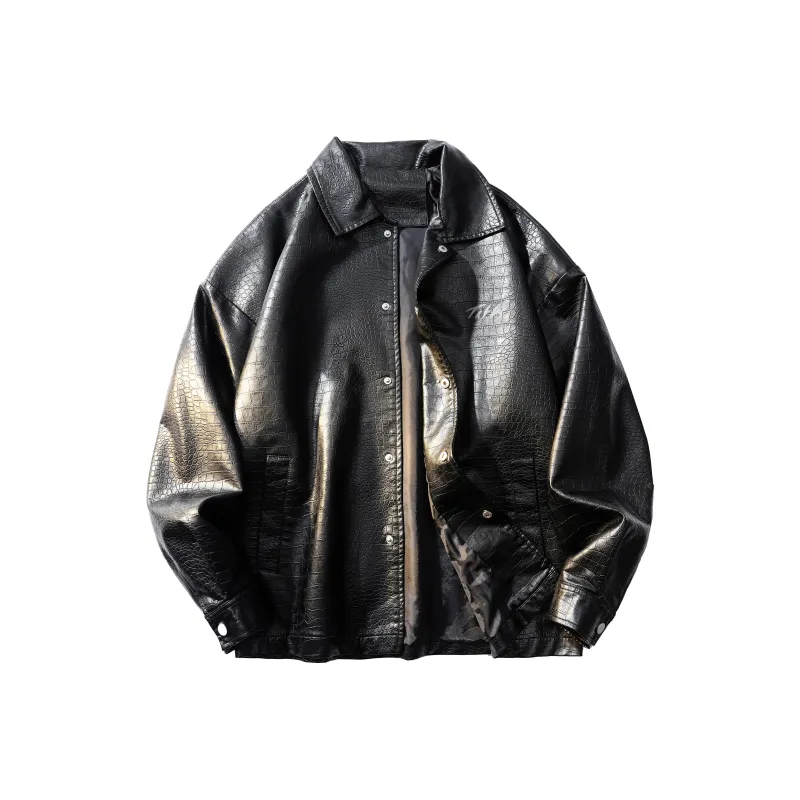 TITH Leather Jackets Unisex-0