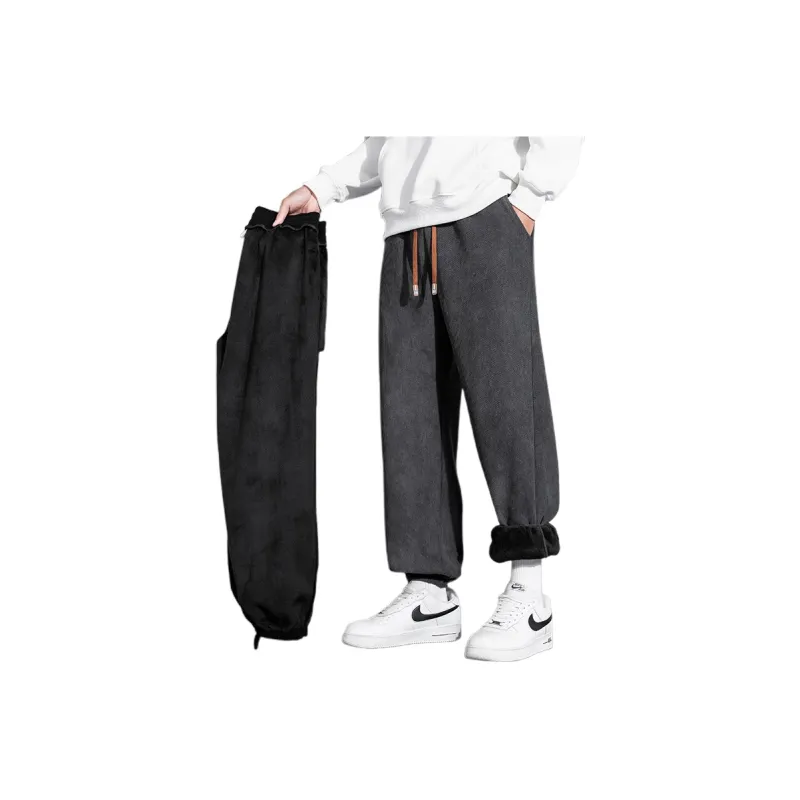 EMINU Casual Pants Unisex Purple-10