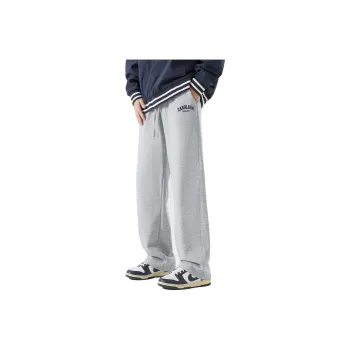 NCAA Knitted Sports Pants Unisex Gray