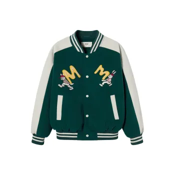 Mmlg Baseball Jacket Unisex Green