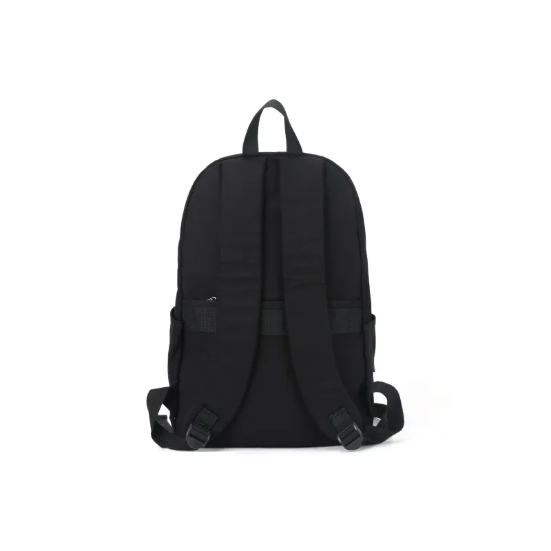LANDCASE Fabric Backpack Laptop Backpack Regular Unisex Obsidian Black/Pearl White/Caramel Brown-3