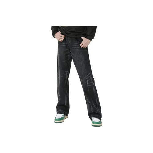 Extreme Turbo Jeans Unisex Black Gray Color