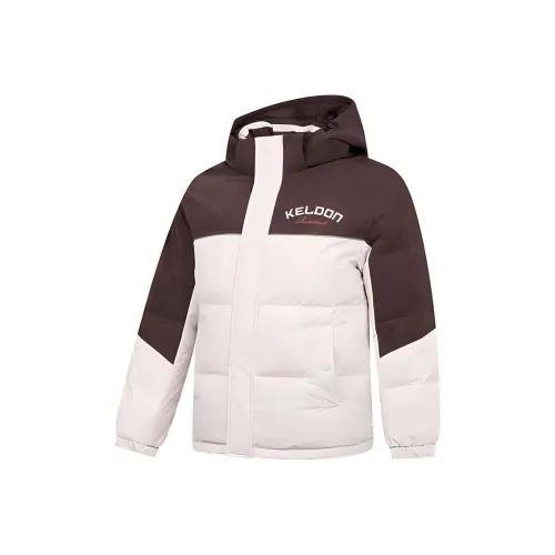 QIAODAN Sports Life Collection Down Jacket Men's Lunar Rock/Van Dyke Brown