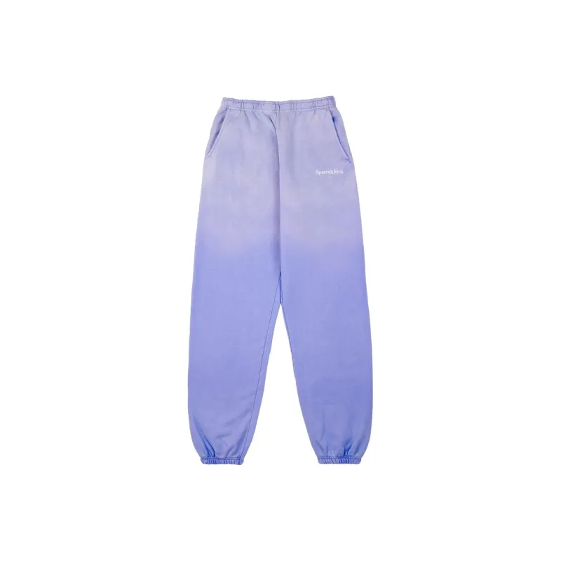 SPORTY & RICH Faded Straight-leg Track Pants-0