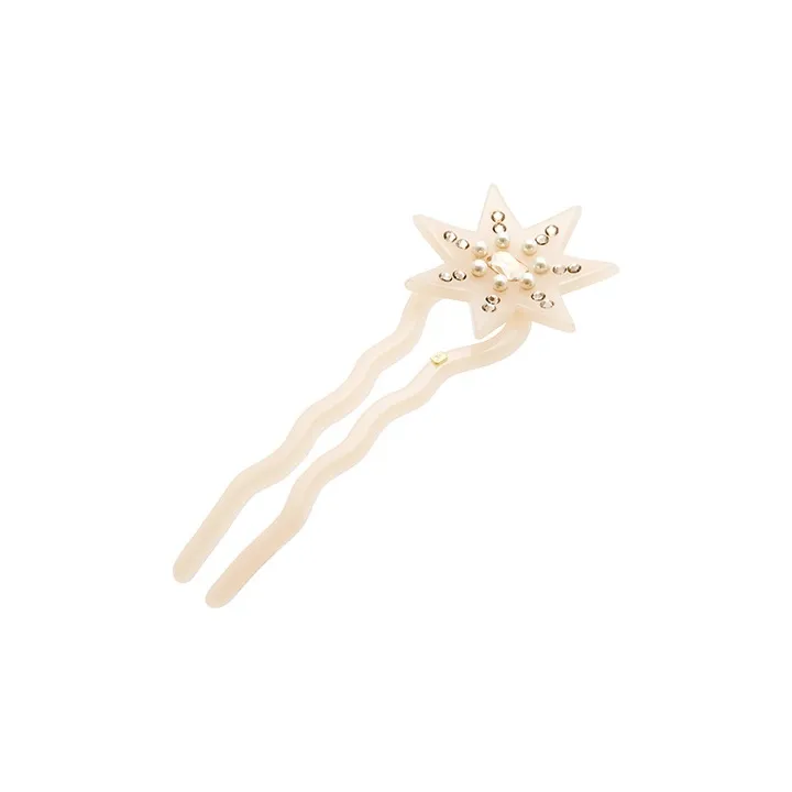 ALEXANDRE DE PARIS Stella Collection Hairpin Hair Dividing Clip Women's-3