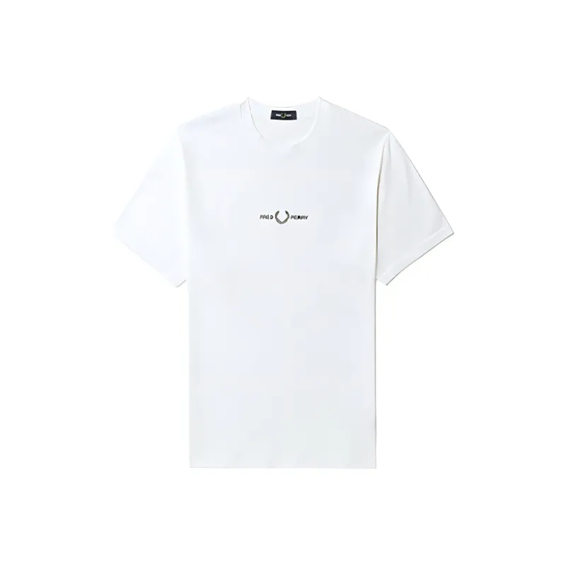 FRED PERRY T Shirts Men White-0