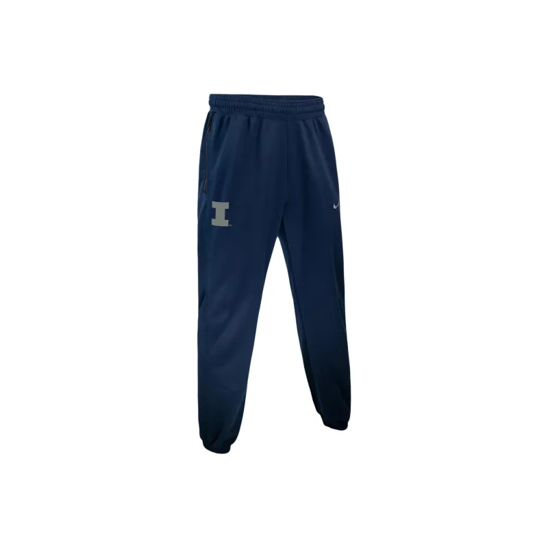 Nike Illinois Spotlight Knitted Sweatpants Men's Marine Blue-0